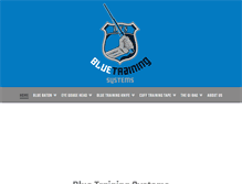 Tablet Screenshot of bluetrainingsystems.ca